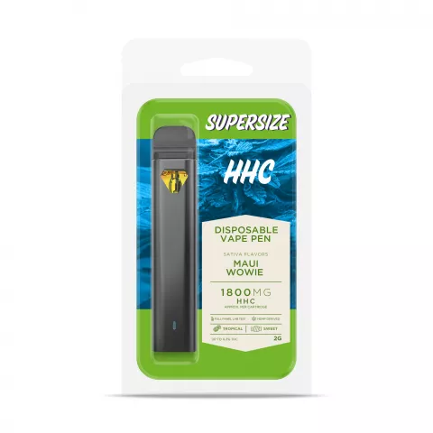 HHC Disposable Vapes. Elevate your senses with Maui Wowie Vape HHC THC - Disposable, the perfect choice for a smooth and flavorful vaping session.